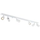 Brilliant Deckenleuchte Spot Different Weiß 119cm max. 6 x 35W GU10 ohne Leuchtmittel schwenkbar