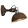 Brilliant Wandspot Frieda Rostfarbend max. 25W E27 ohne Leuchtmittel schwenkbar mit Schalter
