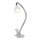 Brilliant LED Klemmleuchte Anthony Eisen/Weiß 2,4W 200lm warmweiß 3000K Flexarm mit Schalter