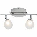 Brilliant Deckenleuchte Strahler Shirin Chrom 2-flammig 2...