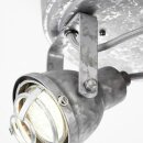 Brilliant Deckenstrahler Bente rund Ø21,5cm Metall Zink antik max. 3 x 4W GU10 ohne Leuchtmittel schwenkbar