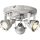 Brilliant Deckenstrahler Bente rund Ø21,5cm Metall Zink antik max. 3 x 4W GU10 ohne Leuchtmittel schwenkbar