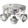 Brilliant Deckenstrahler Bente rund Ø21,5cm Metall Zink antik max. 3 x 4W GU10 ohne Leuchtmittel schwenkbar