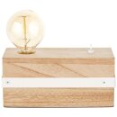 Brilliant Tischleuchte White Wood Beton/Holz max. 30W E27...
