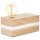 Brilliant Tischleuchte White Wood Beton/Holz max. 30W E27 ohne Leuchtmittel mit Kippschalter