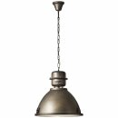 Brilliant Pendelleuchte Kiki Ø48cm Schwarz Stahl Industrie max. 60W E27 ohne Leuchtmittel kürzbar