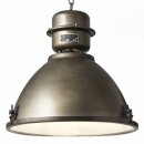 Brilliant Pendelleuchte Kiki Ø48cm Schwarz Stahl Industrie max. 60W E27 ohne Leuchtmittel kürzbar