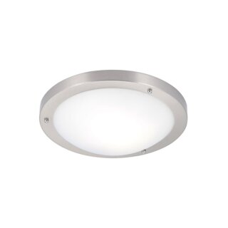 Brilliant Aquavive Deckenleuchte Oslo Metall Grau rund Ø183mm IP44 max. 3,5W G9 ohne Leuchtmittel
