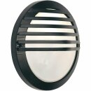 Brilliant Außenwandleuchte Maritim Aluminium Schwarz Ø 26,5cm E27 max. 60W ohne Leuchtmittel