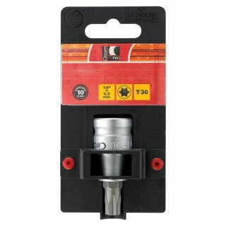 Schraubendreher-Einsatz 1/4" für T10