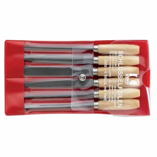 Schlüsselfeilen-Set 6-teilig in Tasche
