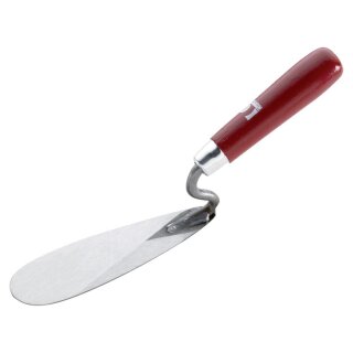 Zungenkelle 160mm mit Holzgriff Rot