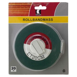 Rollbandmaß in Kapsel 20m Maßband