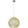 Brilliant Pendelleuchte Gleam Gold rund Ø40cm max. 15W E27 ohne Leuchtmittel kürzbar