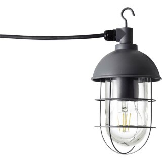 Brilliant Gartenleuchte Hängeleuchte Laterne Utsira Anthrazit IP44 max. 60W E27 ohne Leuchtmittel