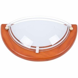 Brilliant Wandhalbschale Fidschi Eiche max. 40W E14 ohne Leuchtmittel