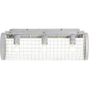 Brilliant Deckenleuchte Net Grau 3-flammig max. 3 x 60W...