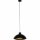 Brilliant Pendelleuchte Billy Schwarz/Kupfer rund Ø35cm max. 60W E27 ohne Leuchtmittel kürzbar