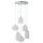 Brilliant Pendelleuchte Pattern Chrom Ø40cm max. 6 x 40W E27 kürzbar