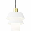 Brilliant Pendelleuchte Göteborg Weiß max. 2 x 15W E27 ohne Leuchtmittel kürzbar