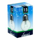 Leuci Glühbirne Tropfen 15W E27 klar Glühlampe 15 Watt Glühbirnen Kugeln warm dimmbar