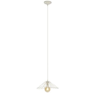 Brilliant Deckenleuchte Pendelleuchte Akola Weiß rund Ø36cm max. 60W E27 ohne Leuchtmittel kürzbar