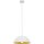 Brilliant Pendelleuchte Aztekas Weiß/Gold Metall rund Ø34cm max. 40W E27 ohne Leuchtmittel kürzbar