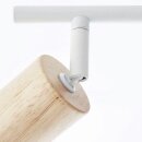 Brilliant Deckenstrahler Mimo Weiß/Holz max. 4 x 40W E27 ohne Leuchtmittel schwenkbar