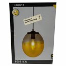 Brilliant Pendelleuchte Jessica Schwarz Ø24cm max. 40W E27 ohne Leuchtmittel kürzbar