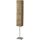 Brilliant Stehlampe Nerva Braun/Silber Papierschirm IP20 max. 2 x 40W E14 ohne Leuchtmittel mit Fußschalter