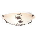 Brilliant Deckenleuchte Provence Florale Deko Braun/Rost/Weiß Ø30cm max. 60W E27 ohne Leuchtmittel