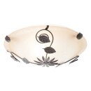 Brilliant Deckenleuchte Provence Florale Deko Braun/Rost/Weiß Ø30cm max. 60W E27 ohne Leuchtmittel