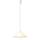 Brilliant Pendelleuchte Freya Weiß Glas/Metall Ø40,5cm max. 60W E27 ohne Leuchtmittel höhenverstellbar