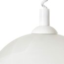 Brilliant Pendelleuchte Freya Weiß Glas/Metall Ø40,5cm max. 60W E27 ohne Leuchtmittel höhenverstellbar