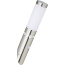 Brilliant Außenwandleuchte Bole Edelstahl IP44 max. 60W E27 ohne Leuchtmittel Bewegungsmelder