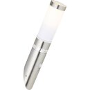 Brilliant Außenwandleuchte Bole Edelstahl IP44 max. 60W E27 ohne Leuchtmittel Bewegungsmelder