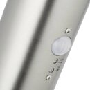 Brilliant Außenwandleuchte Bole Edelstahl IP44 max. 60W E27 ohne Leuchtmittel Bewegungsmelder