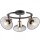 Brilliant Deckenleuchte Spotstrahler Gordon Schwarz/Messing max. 3 x 40W E14 ohne Leuchtmittel schwenkbar