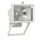 Brilliant Außenleuchte Wandstrahler Tanko Weiß Metall/Glas IP44 max. 150W R7s ohne Leuchtmittel schwenkbar