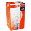 1 x OSRAM Glühlampe 40W E27 klar Glühbirne 40 Watt Glühbirnen Glühlampen