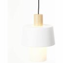Brilliant Pendelleuchte Göteborg 2-flammig 150cm Holz/weiß max. 2 x 15 W E27 ohne Leuchtmittel