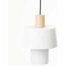 Brilliant Pendelleuchte Göteborg 2-flammig 150cm Holz/weiß max. 2 x 15 W E27 ohne Leuchtmittel