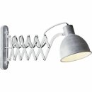 Brilliant Wandleuchte Sandra Beton grau max. 40W E14 ohne Leuchtmittel