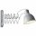 Brilliant Wandleuchte Sandra Beton grau max. 40W E14 ohne Leuchtmittel
