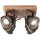 Brilliant Deckenleuchte Spotplatte Carmen Holz 4-flammig max. 4 x 5W GU10 ohne Leuchtmittel