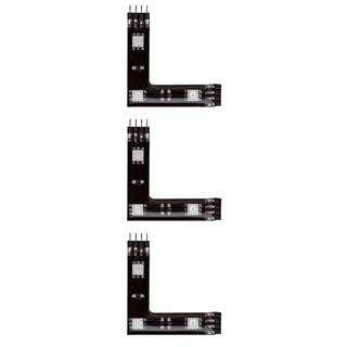 3er-Set Paulmann YourLED Stripe-Connector Ecken Schwarz 3 x 0,72W 21lm RGB 12V DC