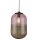 Brilliant Pendelleuchte Angela Glas/Hellrosa Ø24cm max. 40W E27 kürzbar