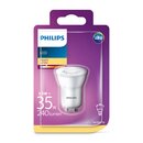 Philips LED Leuchtmittel MR11 Reflektor 3,5W = 35W GU10 240lm warmweiß 2700K 36°