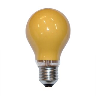 #394 Glühlampe Glühbirne 15 Watt E27 230V gelb 