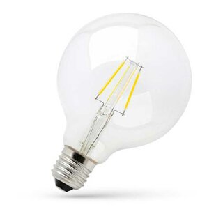 G125-10W INCANTO E27 LED Filament Globe = 100W 6000K Glühbirne Lampe 